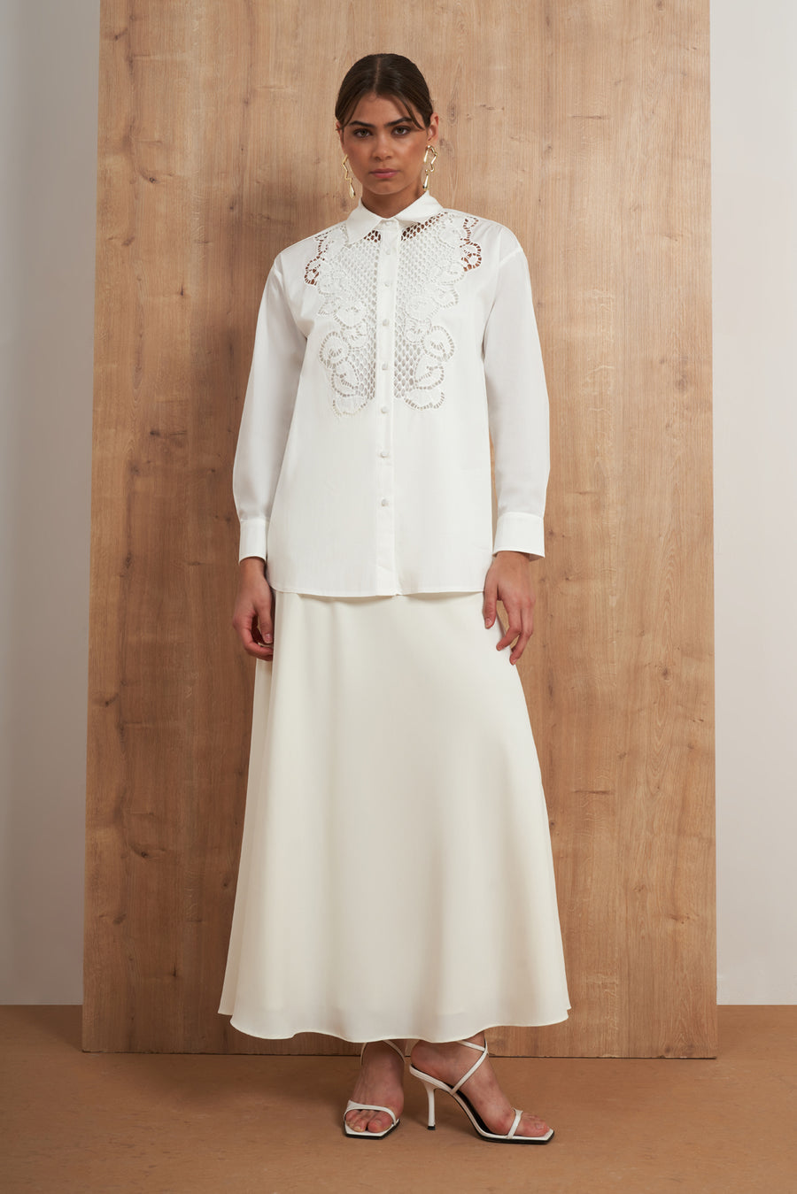 Elara Lace Detail Shirt