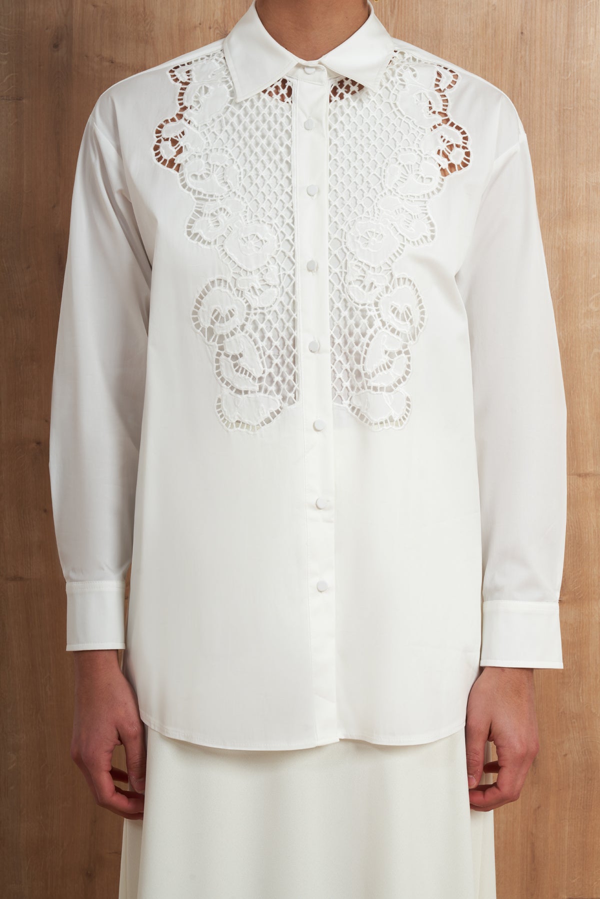 Elara Lace Detail Shirt