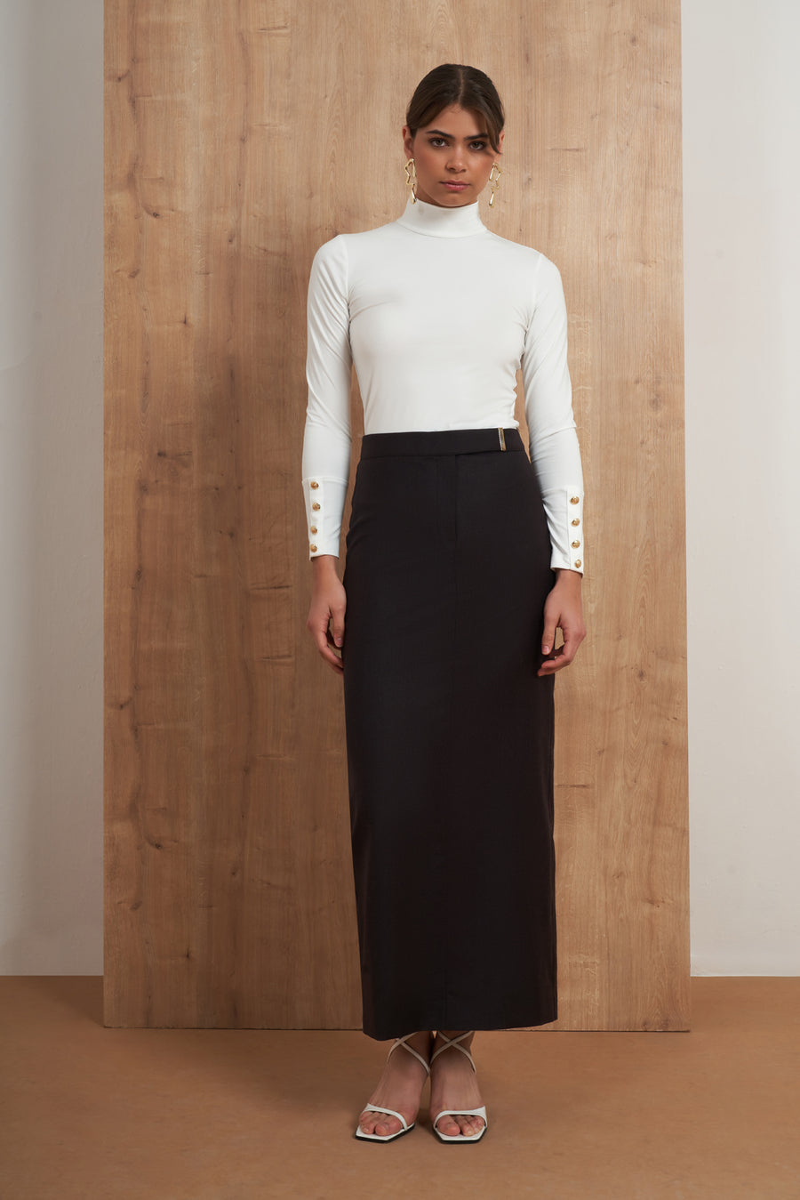 Classic Straight Maxi Skirt