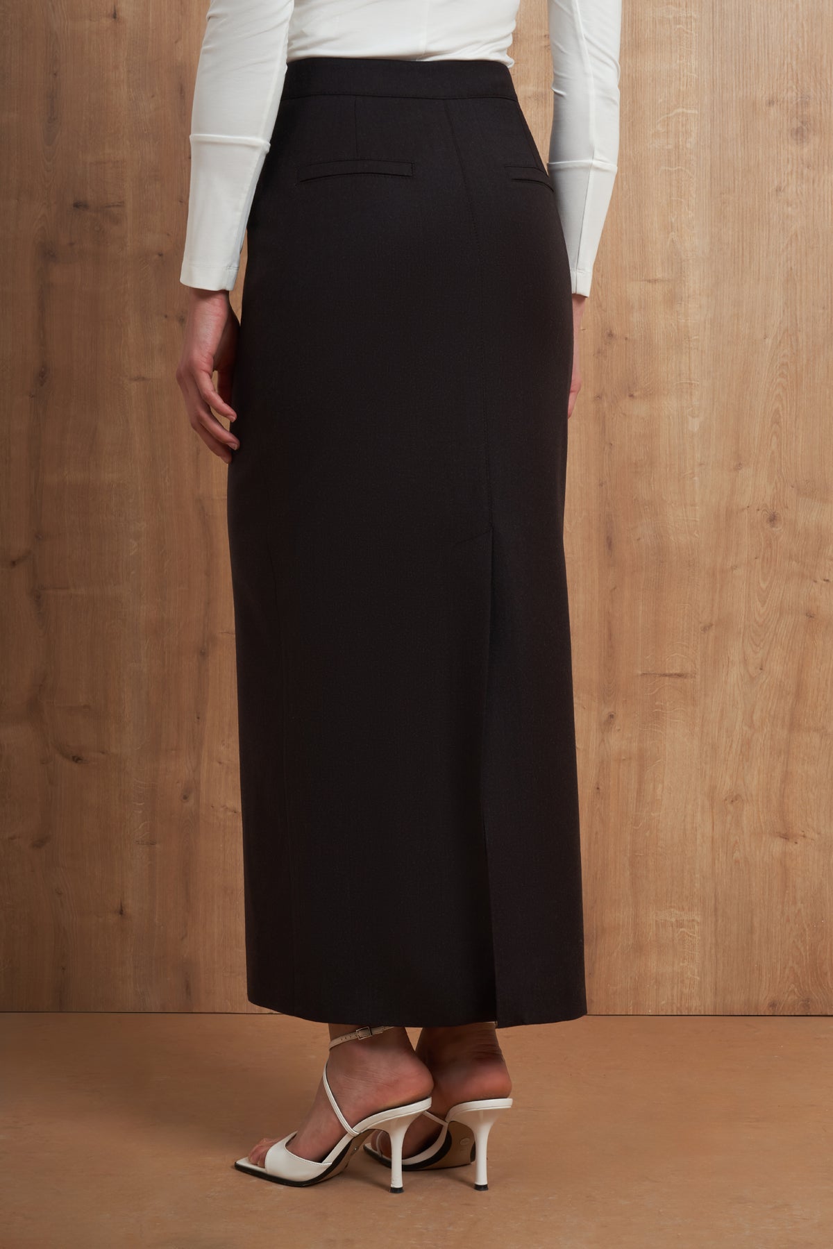 Classic Straight Maxi Skirt