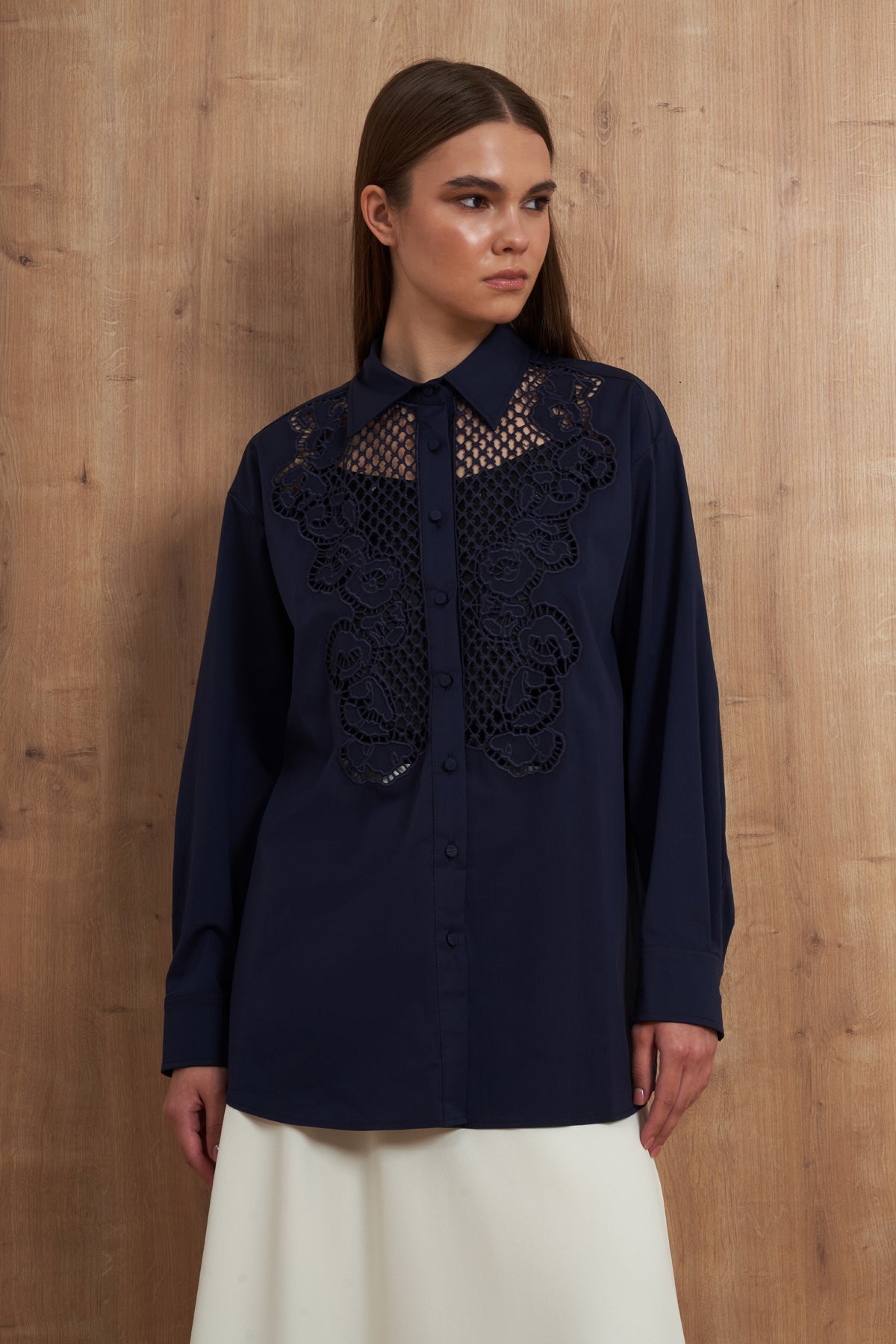 Elara Lace Detail Shirt