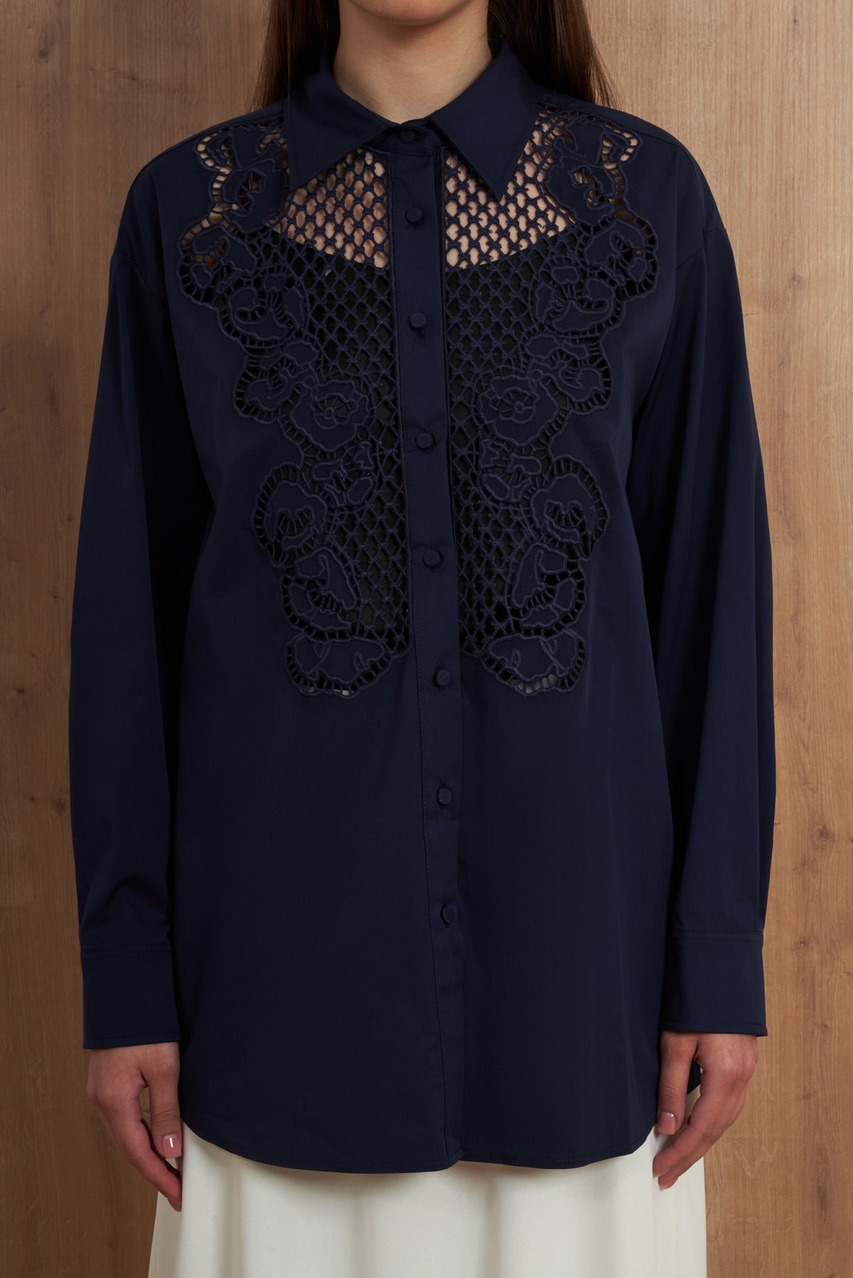 Elara Lace Detail Shirt