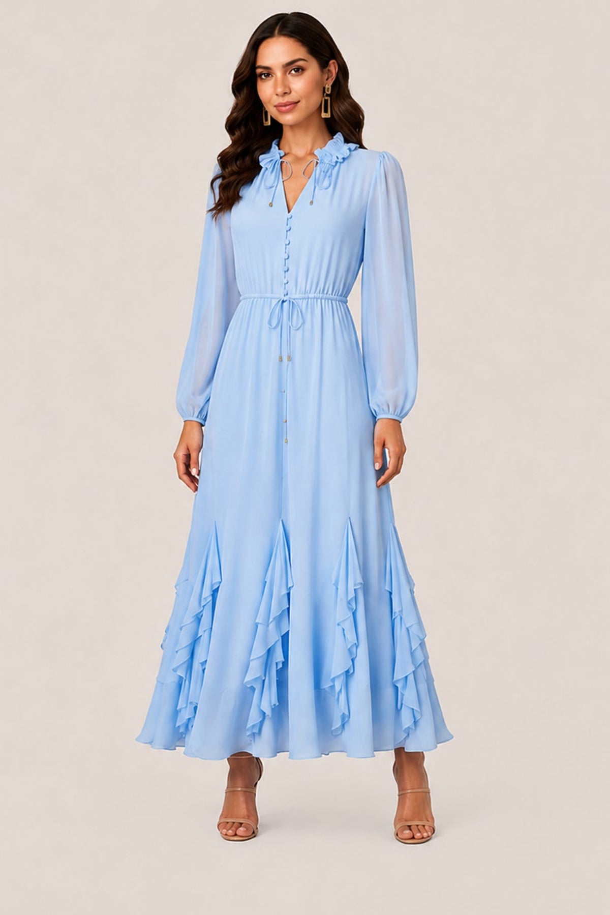 Ruffle Maxi Dress