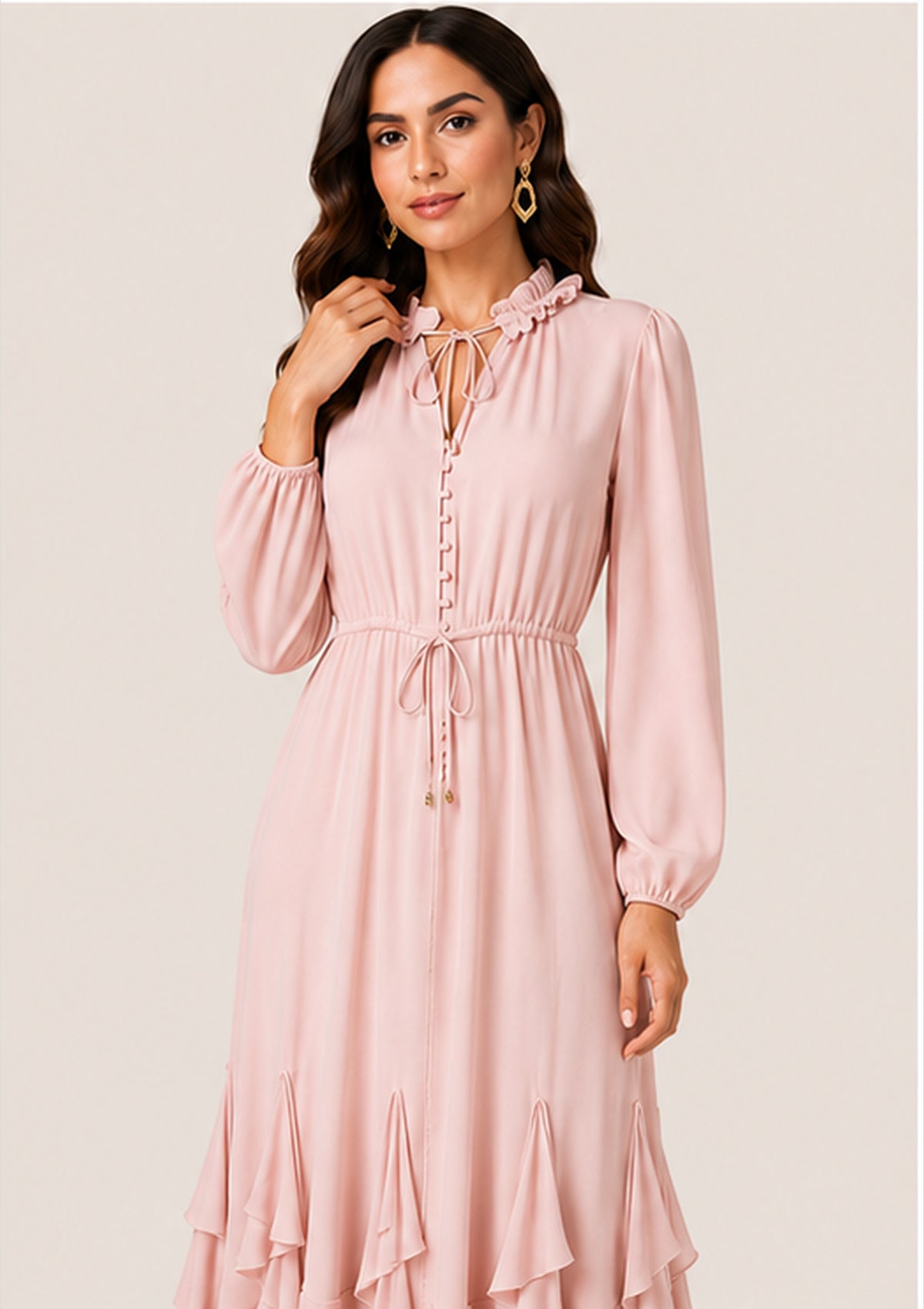 Ruffle Maxi Dress