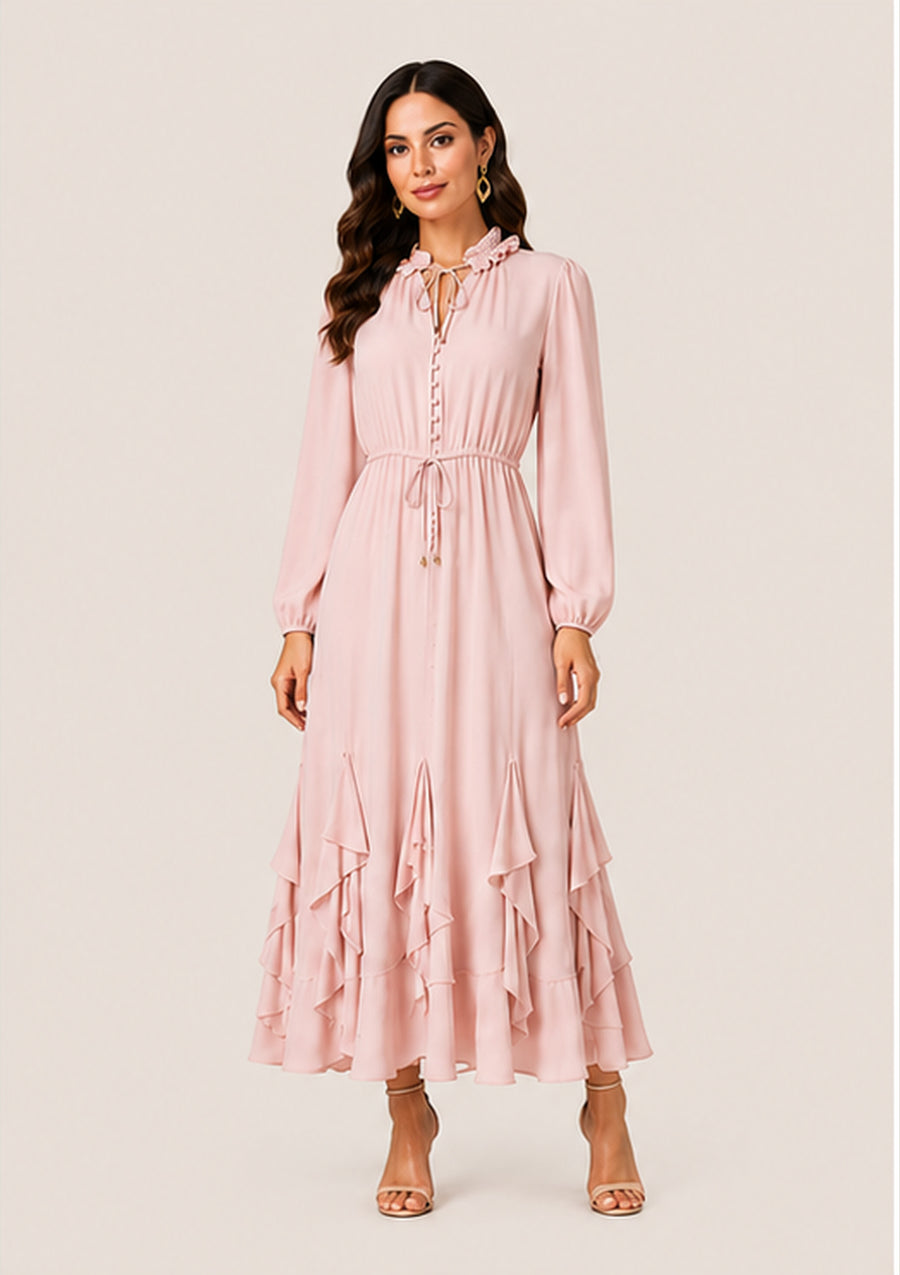 Ruffle Maxi Dress