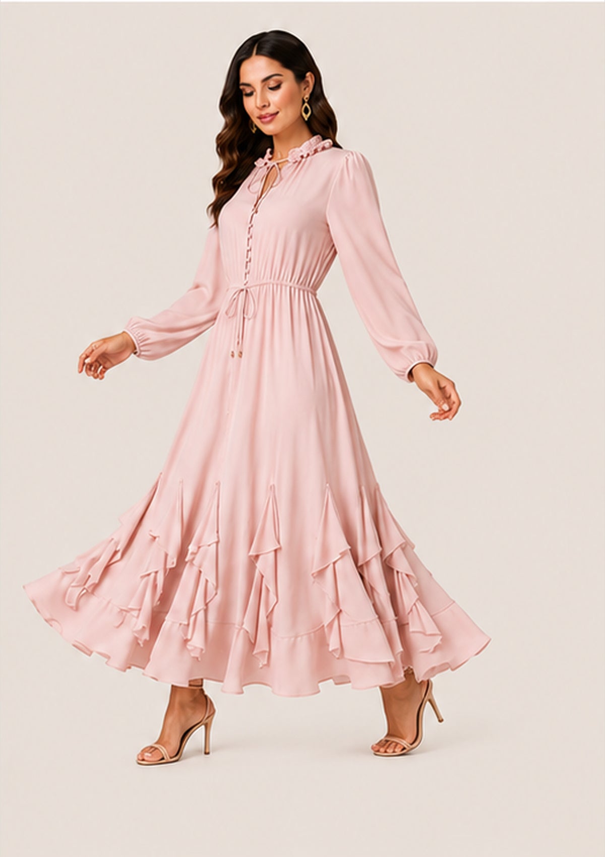 Ruffle Maxi Dress